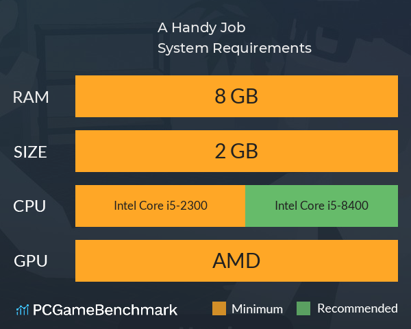 A Handy Job System Requirements PC Graph - Can I Run A Handy Job