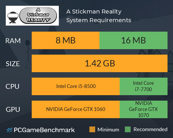 A Stickman Reality System Requirements PC Graph - Can I Run A Stickman Reality