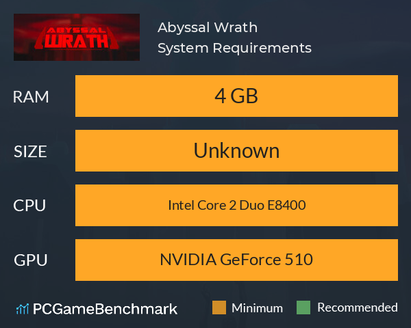 Abyssal Wrath System Requirements PC Graph - Can I Run Abyssal Wrath