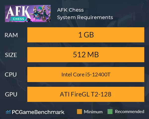 AFK Chess System Requirements PC Graph - Can I Run AFK Chess