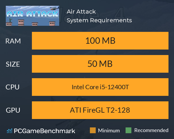 Air Attack System Requirements PC Graph - Can I Run Air Attack