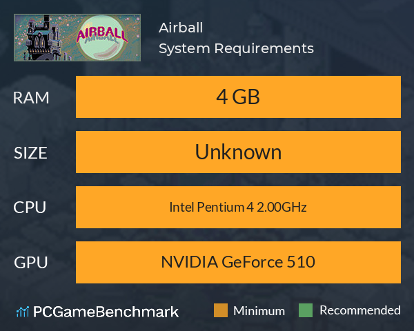 Airball System Requirements PC Graph - Can I Run Airball