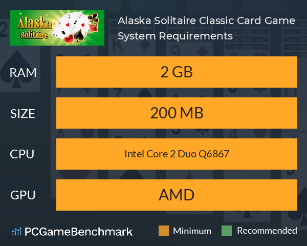 Alaska Solitaire Classic Card Game System Requirements PC Graph - Can I Run Alaska Solitaire Classic Card Game