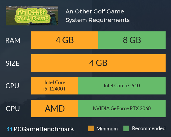 An Other Golf Game System Requirements PC Graph - Can I Run An Other Golf Game