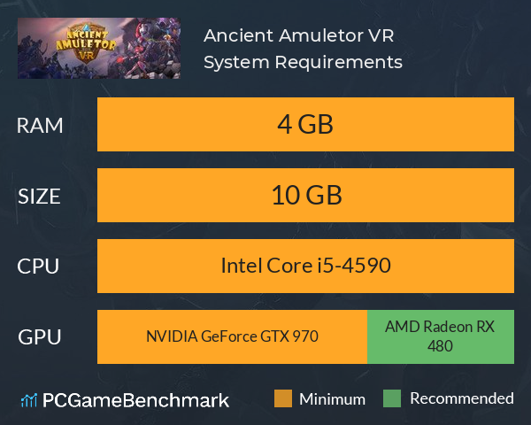 Ancient Amuletor VR System Requirements PC Graph - Can I Run Ancient Amuletor VR