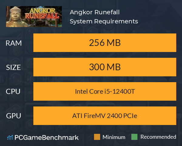 Angkor: Runefall System Requirements PC Graph - Can I Run Angkor: Runefall