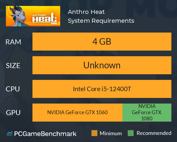 Anthro Heat System Requirements PC Graph - Can I Run Anthro Heat