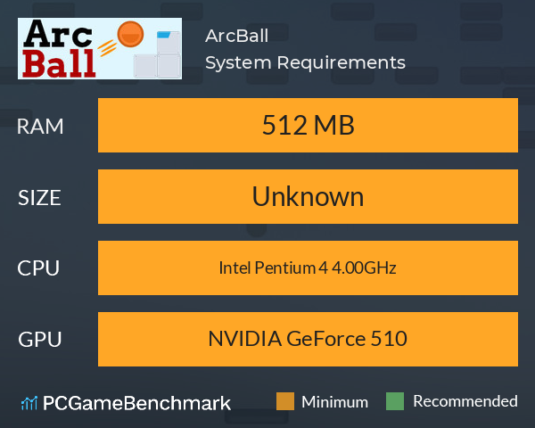 ArcBall System Requirements PC Graph - Can I Run ArcBall