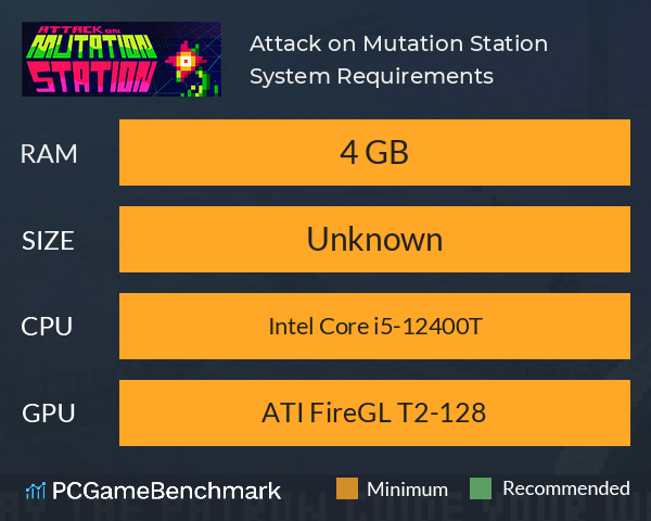 Attack on Mutation Station System Requirements PC Graph - Can I Run Attack on Mutation Station