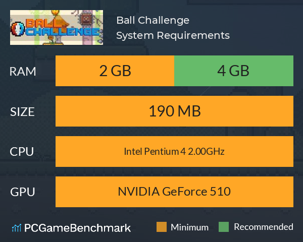 Ball Challenge System Requirements PC Graph - Can I Run Ball Challenge