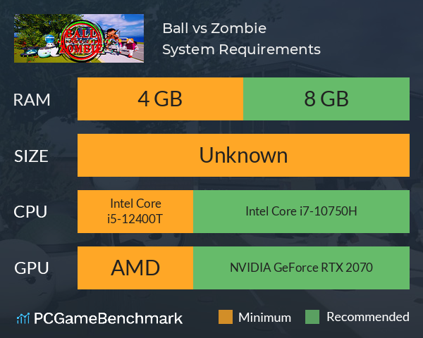 Ball vs Zombie System Requirements PC Graph - Can I Run Ball vs Zombie