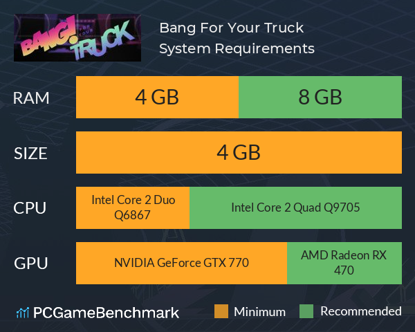 Bang For Your Truck System Requirements PC Graph - Can I Run Bang For Your Truck