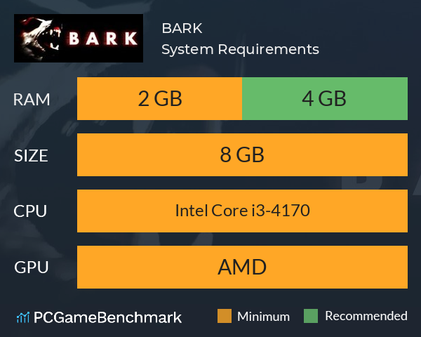 BARK System Requirements PC Graph - Can I Run BARK