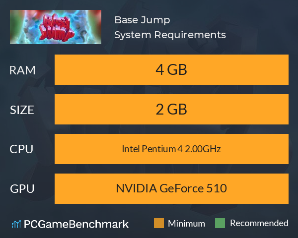 Base Jump System Requirements PC Graph - Can I Run Base Jump