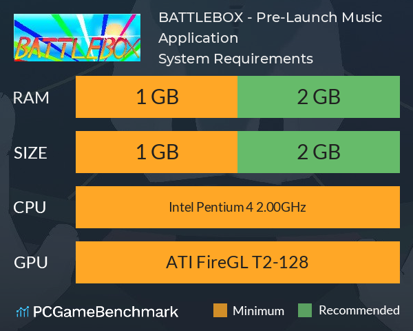 BATTLEBOX - Pre-Launch Music Application System Requirements PC Graph - Can I Run BATTLEBOX - Pre-Launch Music Application