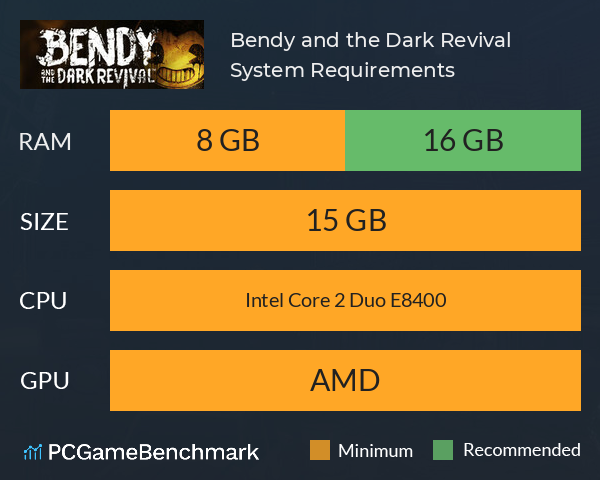 Bendy and the Dark Revival System Requirements - Can I Run It