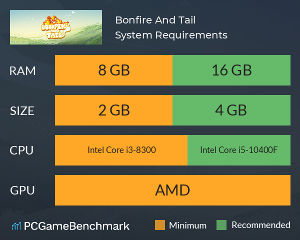 Bonfire And Tail System Requirements PC Graph - Can I Run Bonfire And Tail