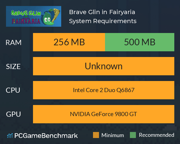 Brave Glin in Fairyaria System Requirements PC Graph - Can I Run Brave Glin in Fairyaria