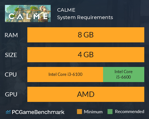 CALME System Requirements PC Graph - Can I Run CALME