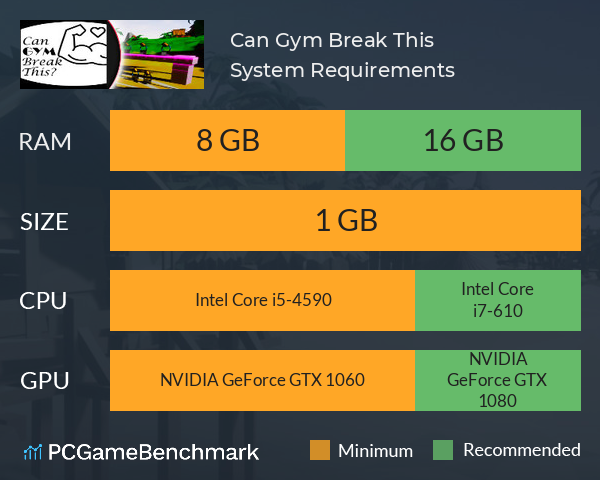 Can Gym Break This? System Requirements PC Graph - Can I Run Can Gym Break This?