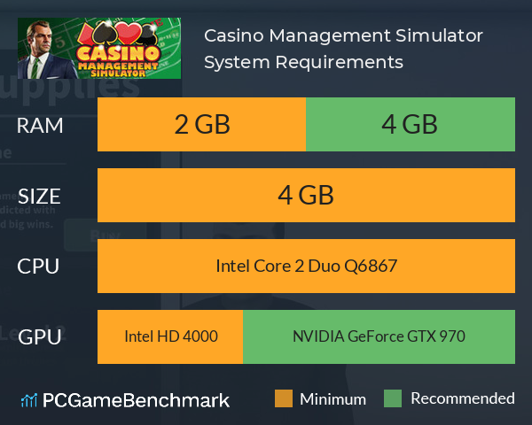 Casino Management Simulator System Requirements PC Graph - Can I Run Casino Management Simulator