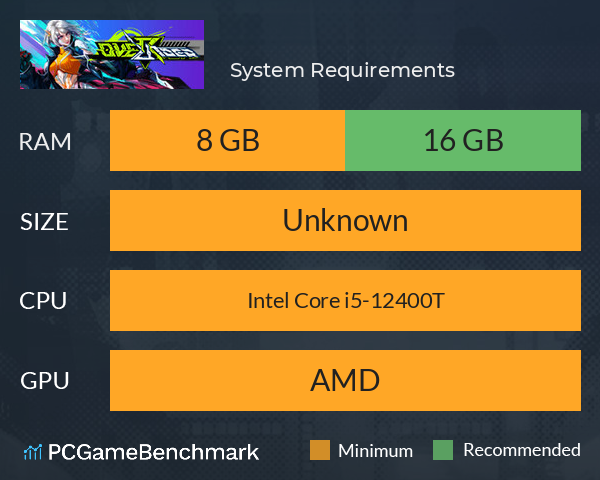 超控行者 System Requirements PC Graph - Can I Run 超控行者