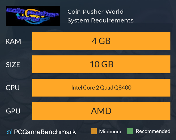 Coin Pusher World System Requirements PC Graph - Can I Run Coin Pusher World