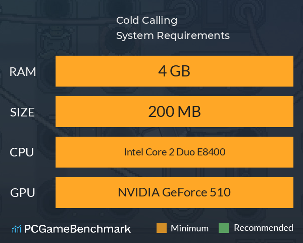 Cold Calling System Requirements PC Graph - Can I Run Cold Calling