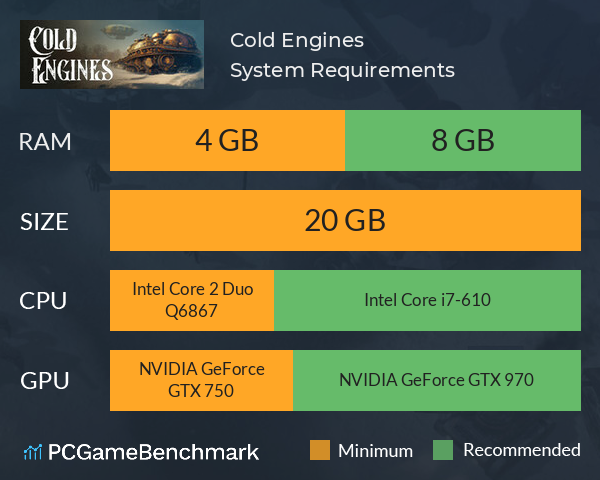 Cold Engines System Requirements PC Graph - Can I Run Cold Engines