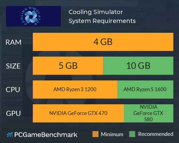 Cooling Simulator System Requirements PC Graph - Can I Run Cooling Simulator