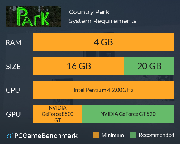 Country Park System Requirements PC Graph - Can I Run Country Park