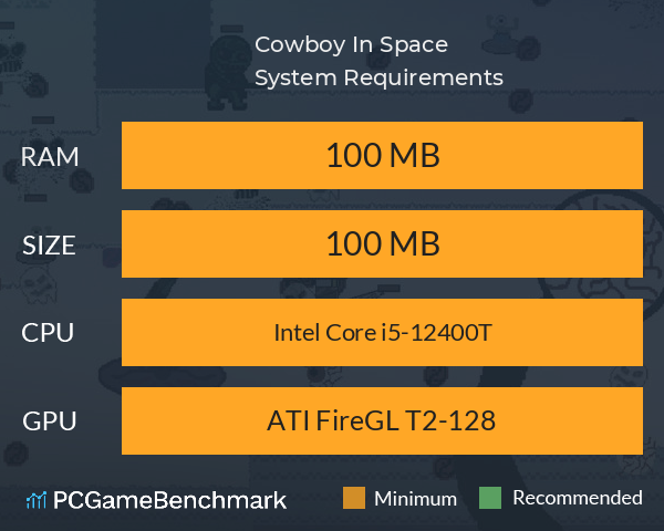 Cowboy In Space System Requirements PC Graph - Can I Run Cowboy In Space