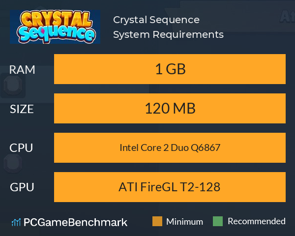 Crystal Sequence System Requirements PC Graph - Can I Run Crystal Sequence