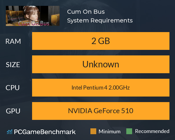 Cum On Bus System Requirements PC Graph - Can I Run Cum On Bus