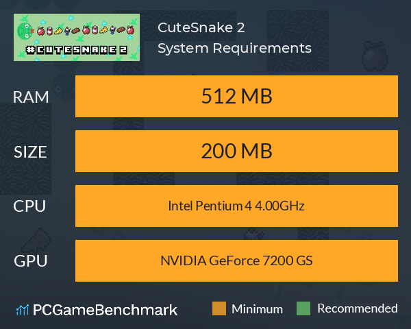 #CuteSnake 2 System Requirements PC Graph - Can I Run #CuteSnake 2