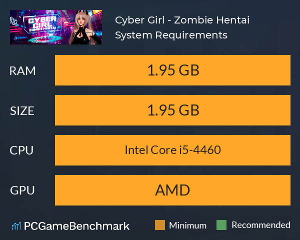 Cyber Girl - Zombie Hentai ?? System Requirements PC Graph - Can I Run Cyber Girl - Zombie Hentai ??