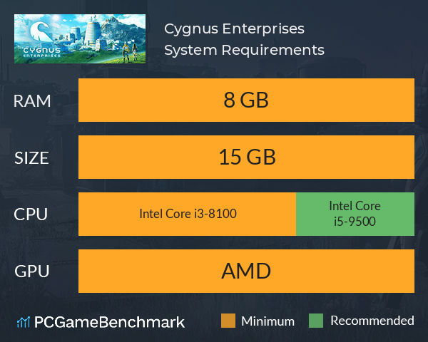 Cygnus Enterprises System Requirements PC Graph - Can I Run Cygnus Enterprises