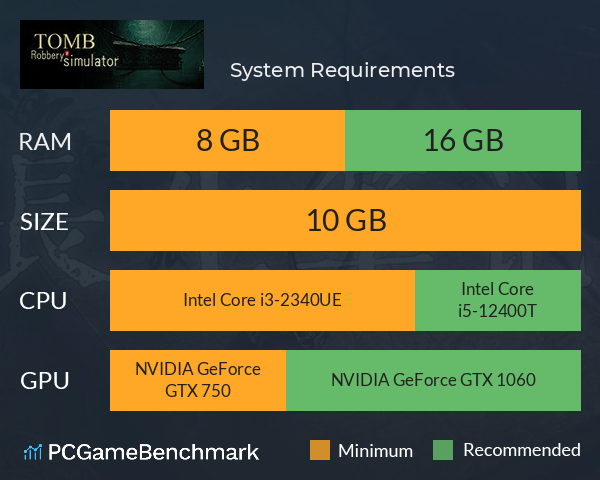 盗墓长生笔记 System Requirements PC Graph - Can I Run 盗墓长生笔记