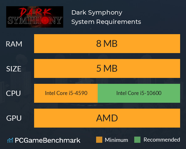 Dark Symphony System Requirements PC Graph - Can I Run Dark Symphony