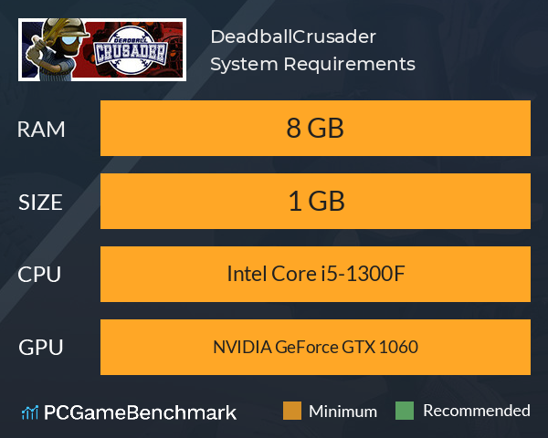 DeadballCrusader System Requirements PC Graph - Can I Run DeadballCrusader