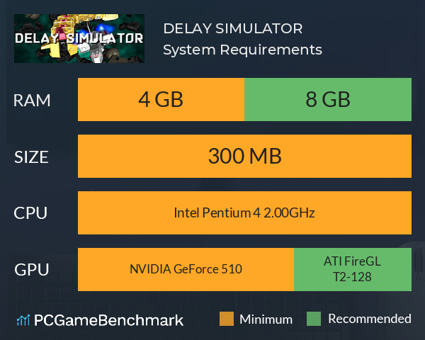 DELAY SIMULATOR System Requirements PC Graph - Can I Run DELAY SIMULATOR