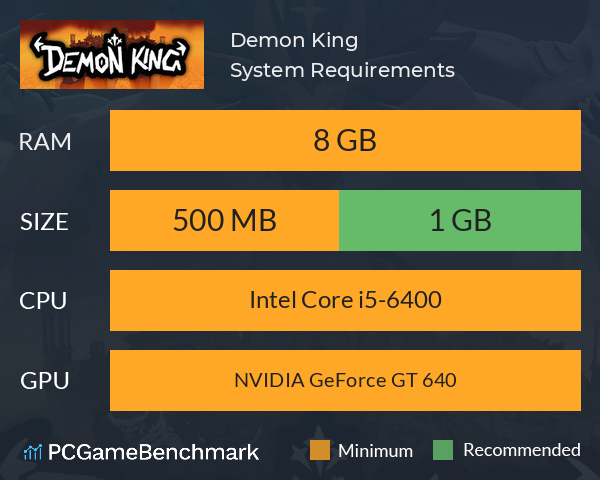 Demon King System Requirements PC Graph - Can I Run Demon King