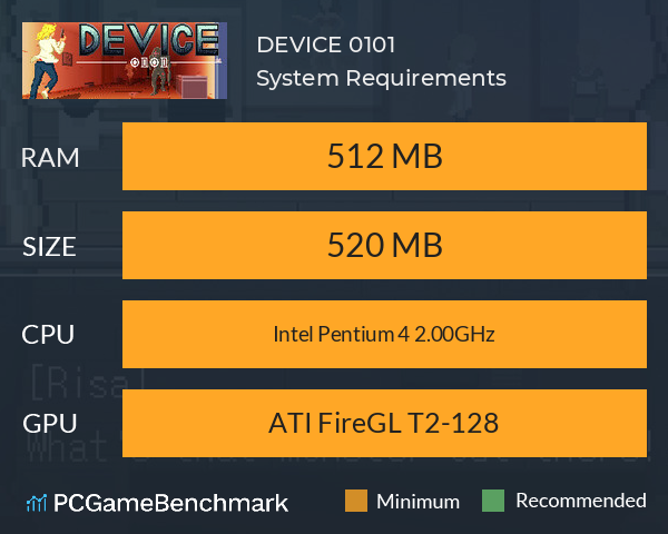 DEVICE 0101 System Requirements PC Graph - Can I Run DEVICE 0101