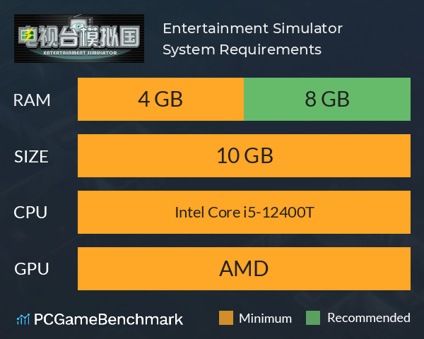 电视台模拟国 Entertainment Simulator System Requirements PC Graph - Can I Run 电视台模拟国 Entertainment Simulator