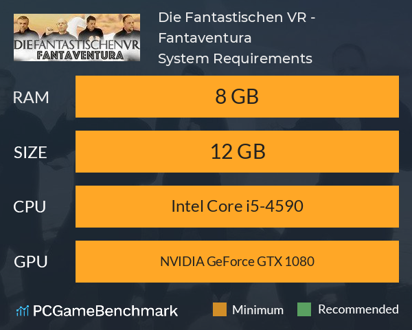 Die Fantastischen VR - Fantaventura System Requirements PC Graph - Can I Run Die Fantastischen VR - Fantaventura