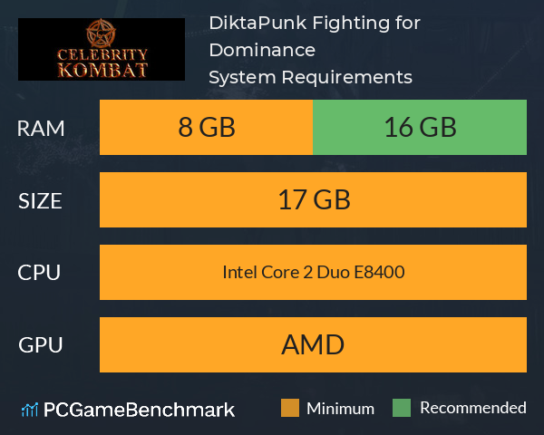 DiktaPunk: Fighting for Dominance System Requirements PC Graph - Can I Run DiktaPunk: Fighting for Dominance