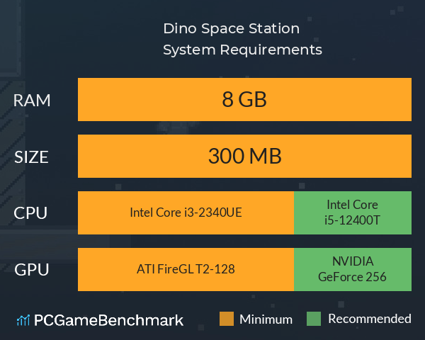 Dino Space Station System Requirements PC Graph - Can I Run Dino Space Station