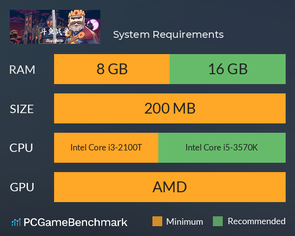 斗鱼战争 System Requirements PC Graph - Can I Run 斗鱼战争