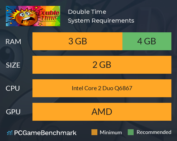 Double Time System Requirements PC Graph - Can I Run Double Time