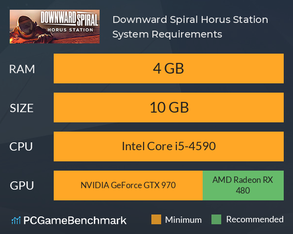 Downward Spiral: Horus Station System Requirements PC Graph - Can I Run Downward Spiral: Horus Station